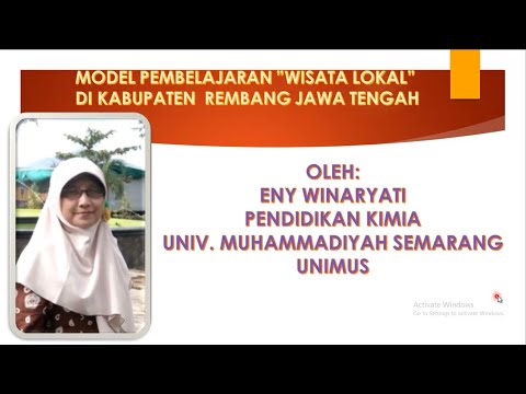 MODEL PEMBELAJARAN WISATA LOKAL DI KABUPATEN REMBANG JAWA TENGAH | Part 4