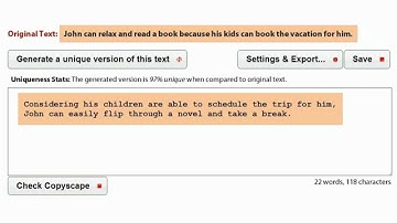 Demo Video - Spin Rewriter 4.0 Features