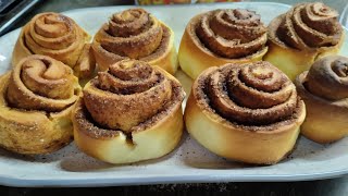 Булочки з корицею, смак дитинства/Cinnamon buns, the taste of childhood