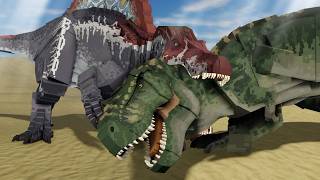 Playing As The *NEW* Spinosaurus! - Roblox screenshot 2