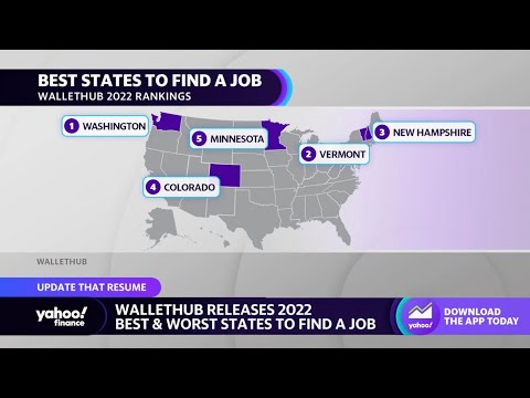 Washington named the best state in the u. S. To find a job