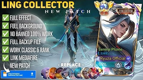 Script Ling Collector - Serene Plume No Password | Full Effect Voice | Patch Terbaru