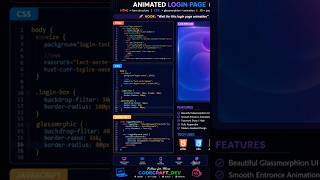 How to Make an Animated Login Page Using HTML, CSS & JavaScript | Beginner Friendly Project