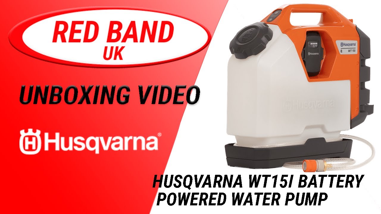 Husqvarna WT15i Battery Powered Pump Unboxing