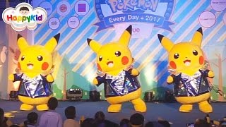 Pikachu Song | Pokemon Go Dance | Nursery Rhymes | HappyKid