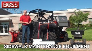Sidewalk Maintenance Equipment | BOSS Snowplow |