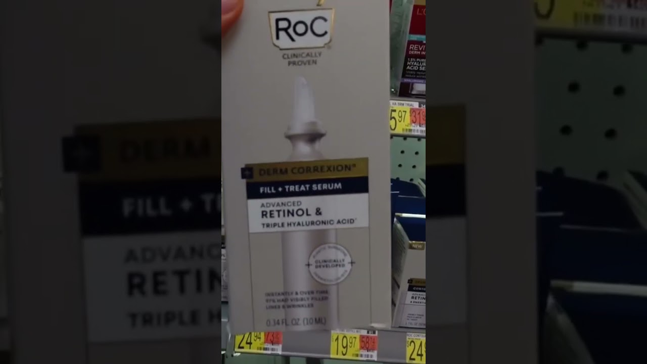 ⁣ROC retinol serum for antiaging #shorts #dermatologist @DrDrayzday