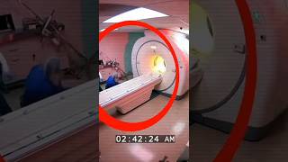 Hoorible Moment the MRI Turn#HospitalCCTV#MRIMalfunction#CaughtOnCamera#ScaryFootage#NightShiftChaos