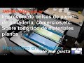 impresora de bolsa de papel craft 🛍 tres colores en simultaneo, maquina de serigrafia en HD ✅