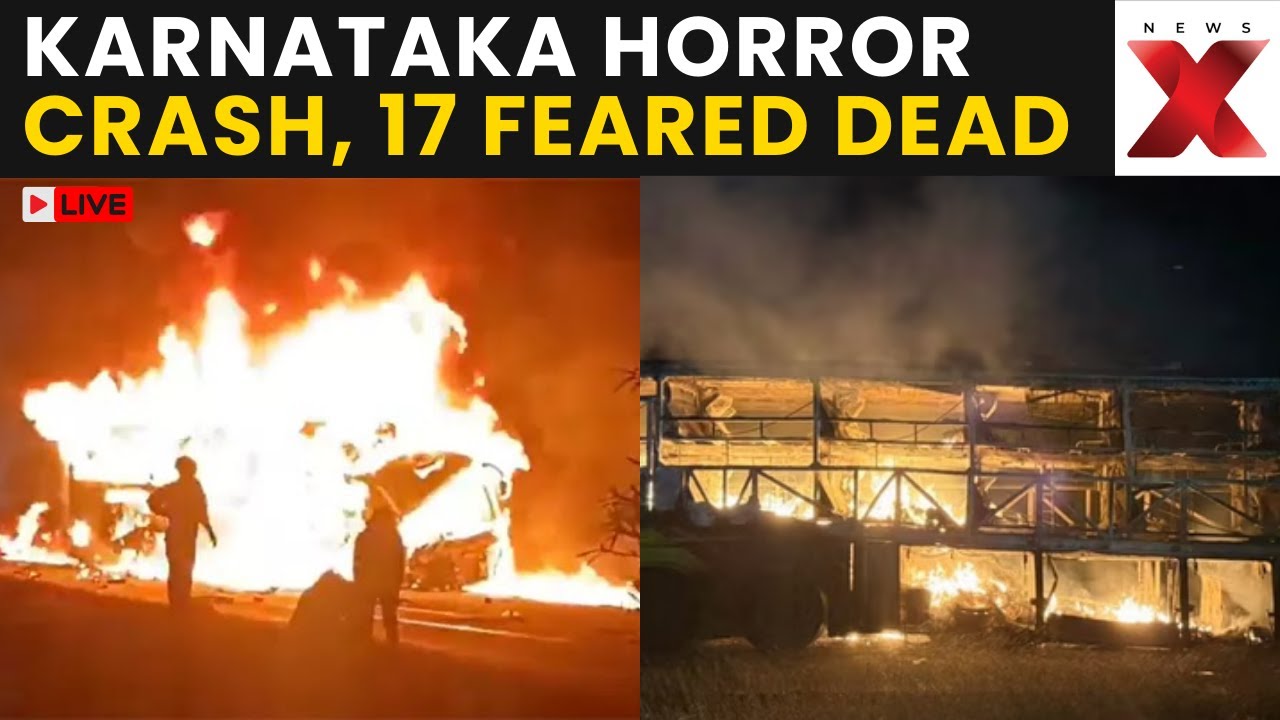 Karnataka Accident LIVE: 17 Feared Dead as Sleeper Bus Catches Fire ...