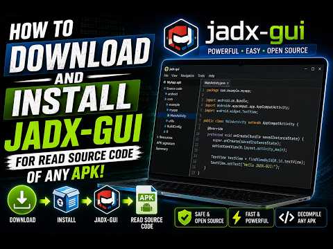 How to Download & Install JADX GUI | Read Source Code of Any APK (Windows & Kali Linux)
