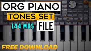 ORG PIANO Tones "Set" File Free Download screenshot 2