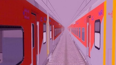 Rajdhani Express Vs Rajdhani Express - Parallel Action in MSTS Open Rails