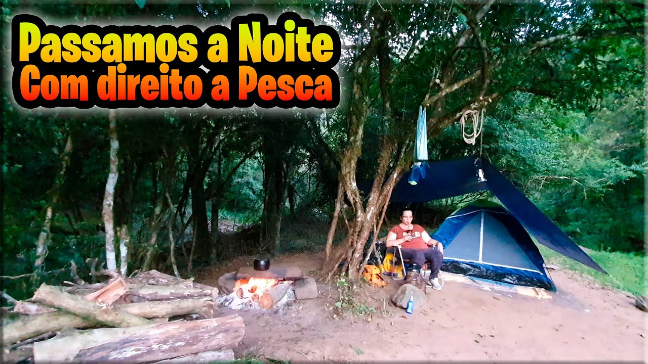 PASSEI 24 HORAS NA BEIRA DO RIO PELA PRIMEIRA VEZ! (Pesca e Galinhada)