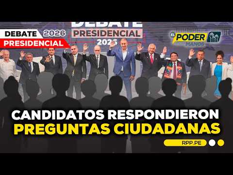 Debate presidencial: respuestas de candidatos presidenciales a consulta ciudadana #PDFRPP #FEEG2026