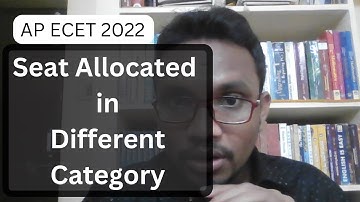 AP ECET 2022 SEAT ALLOCATED IN DIFFERENT CASTE CATEGORY