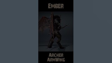 Ember Archer ArmWing 360 #character #rogerkint #3d #animation #gaming #unity #unreal #ember