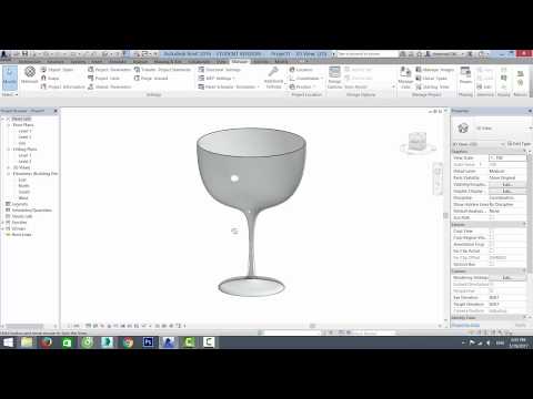 how to create a glass in revit