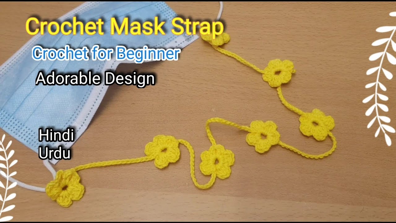Ремешок для маски | Цепочка для маски | Держатель для маски | Как связать ремешок для маски крючк...
