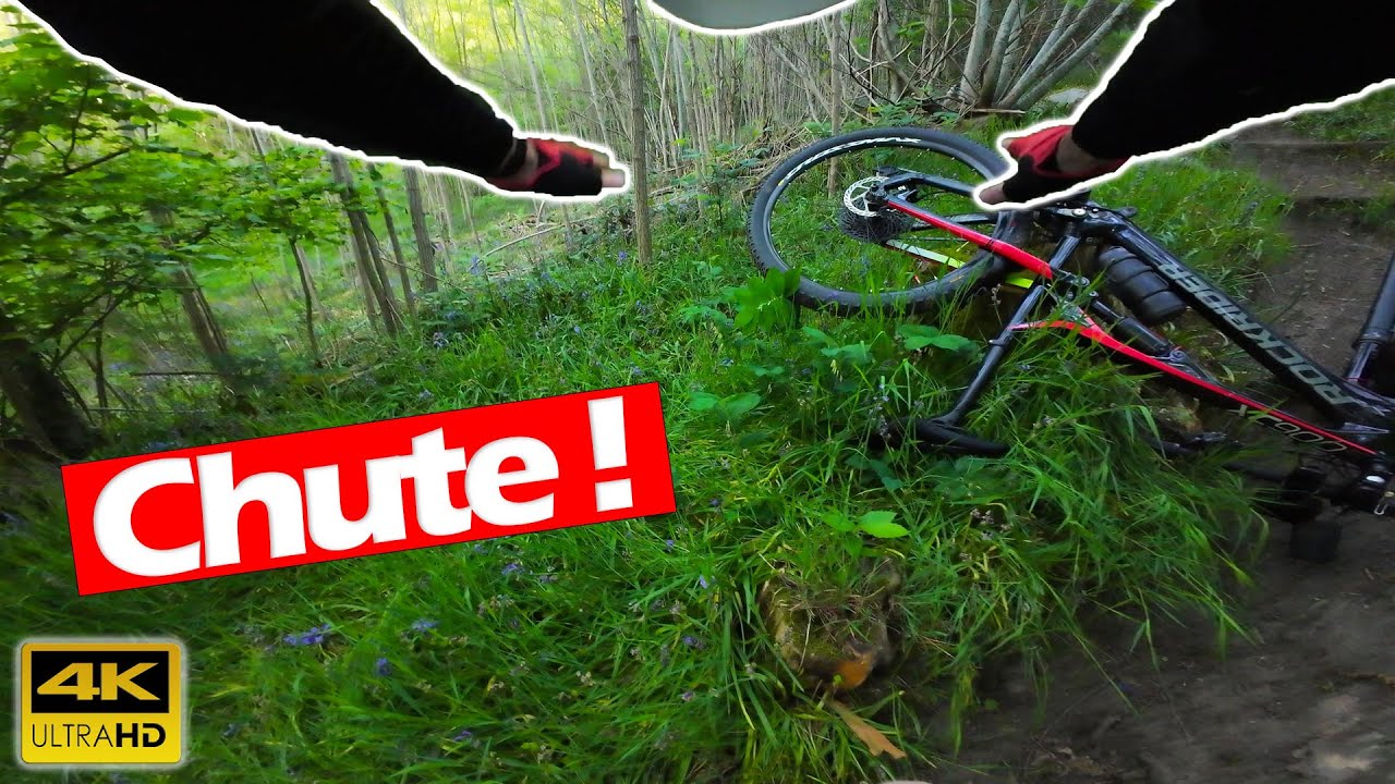 FAIL je chute en VTT à 4 km du départ dans une forêt paradisiaque 🌳