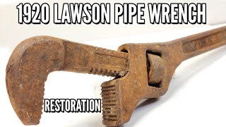 Restoring a 1920 Rusty Locked Up 18' Pipe Wrench by Catalyst Restorations 7,793 views 2 years ago 15 minutes