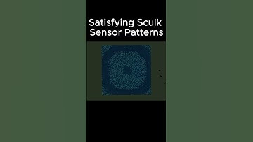 Satisfying Sculk Sensor Patterns  #minecraft #redstone