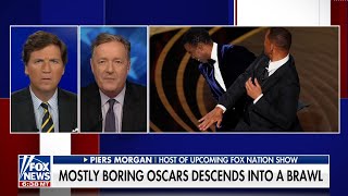 Piers Morgan and Tucker Carlson React to Will Smith Slapping Chris Rock at The Oscars