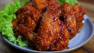 Download Lagu Spicy chicken wings recipe :: crispy and spicy :: delicious food MP3