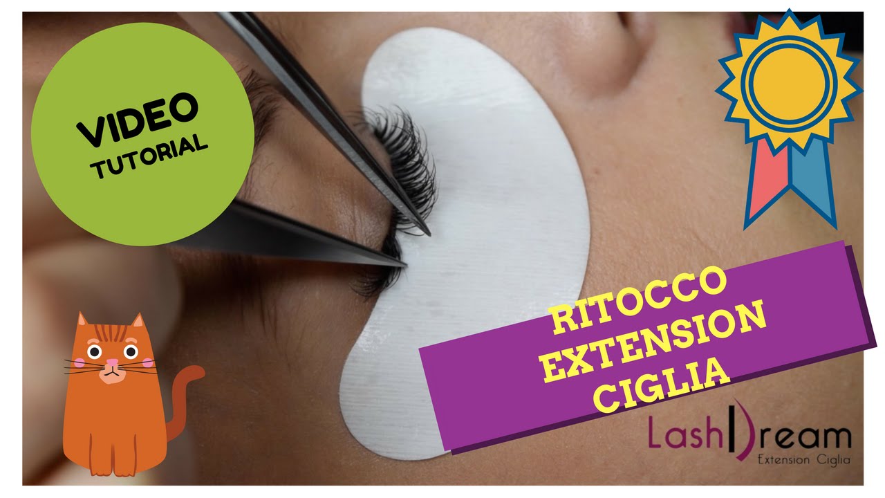 Tecniche di ritocco allungamento ciglia-eyelash extension maintenance