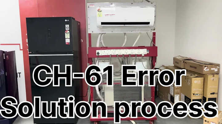 CH61 Error in LG Air Conditioner? Here's the Solution || AC CH61 Error Solution Fix it in 5 Minute