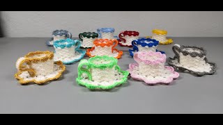 Crochet Teacup|Easy Crochet Teacups|Small Serving Cups|How To Crochet Small Teacups|