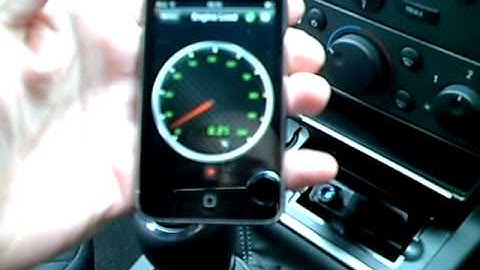 OBD (OBDKey WLAN/WiFi) Unit with the iPod Touch / iPhone in Car