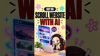 I Built a Cinematic Scroll Website Without Coding 🤯 #aiwebsites  #shorts
