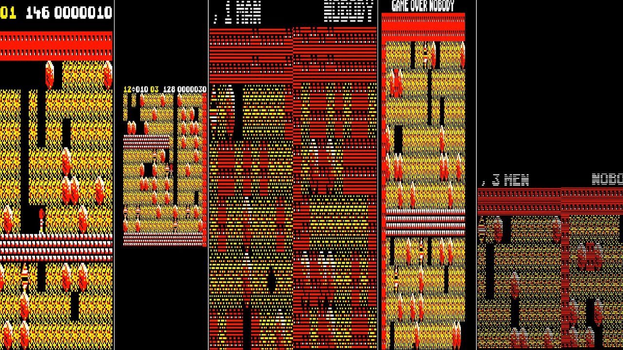 BOULDER DAESH TRYING ALL c2p CHUNKY TO PLANAR MODES AGA,NO RTG AMIGA boulderfull 500 GAMES,2500 LEVE
