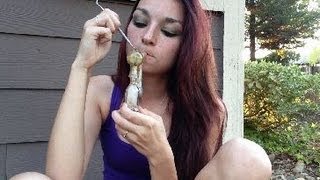 TONS Of Dabs Of Sour Jack & Purple Shatter + Kiwi Skunk Bowls In My Pipe
