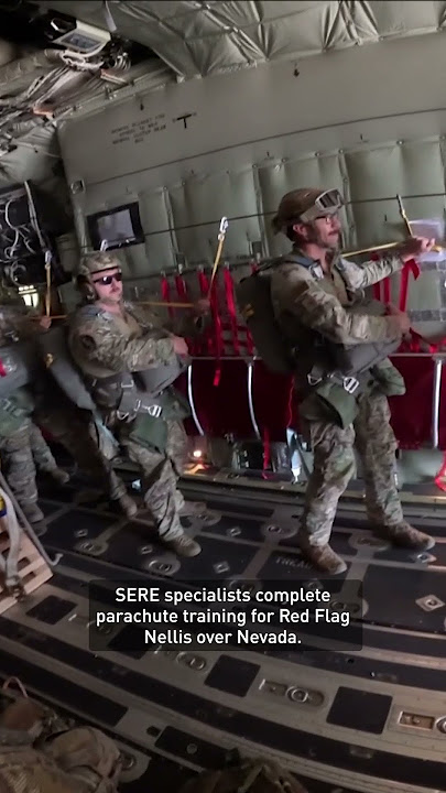U.S. Air Force: SERE Parachute Training