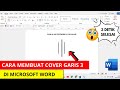 Cara Membuat Cover Makalah Dengan Garis 3 Di Microsoft Word