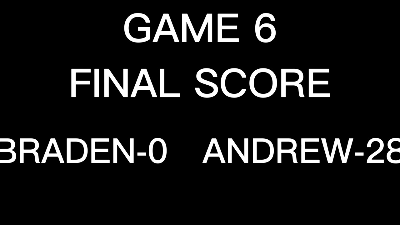 Andrew V.S Braden Game 6