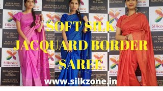 women's day spacial discount 25%Offer Soft silk jacquard border saree screenshot 4