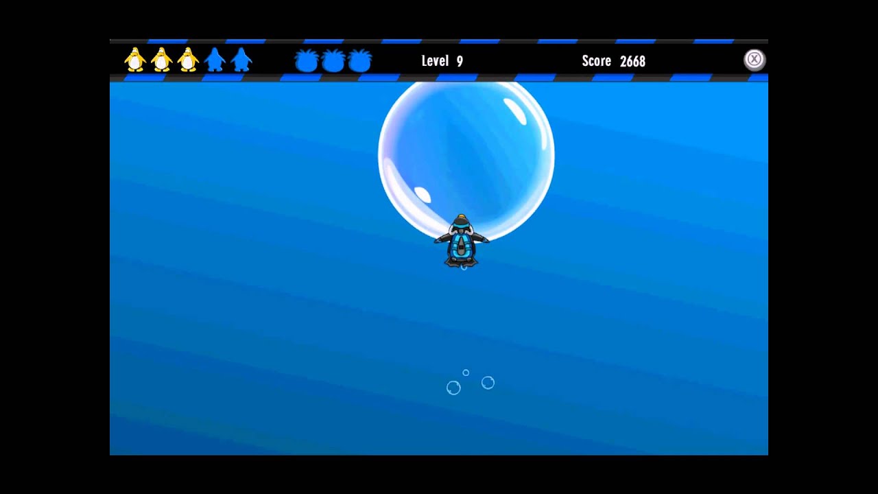 Club Penguin Stamps - Puffle Rescue "3 Coin Bubbles"