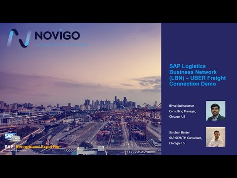 Novigo's SAP Logistics Business Network Uber Freight Connection Demo