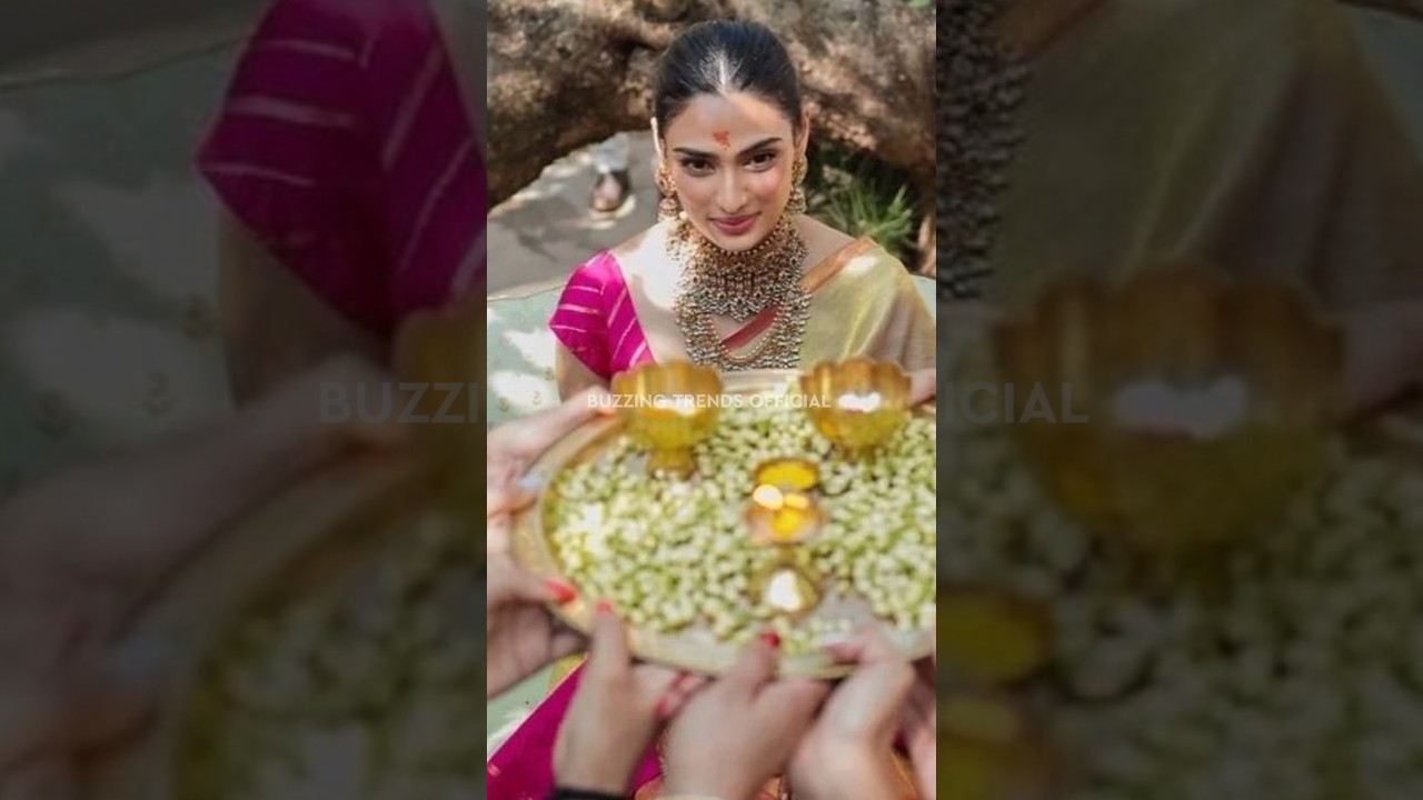 Athiya Shetty Bride Pics • 