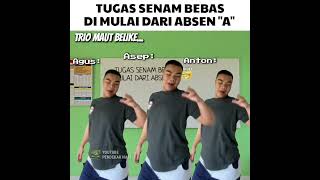 Bagas Dribble Senam Masha #memeindonesia