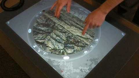 Microsoft Surface Virtual Earth Mission Insight Demo