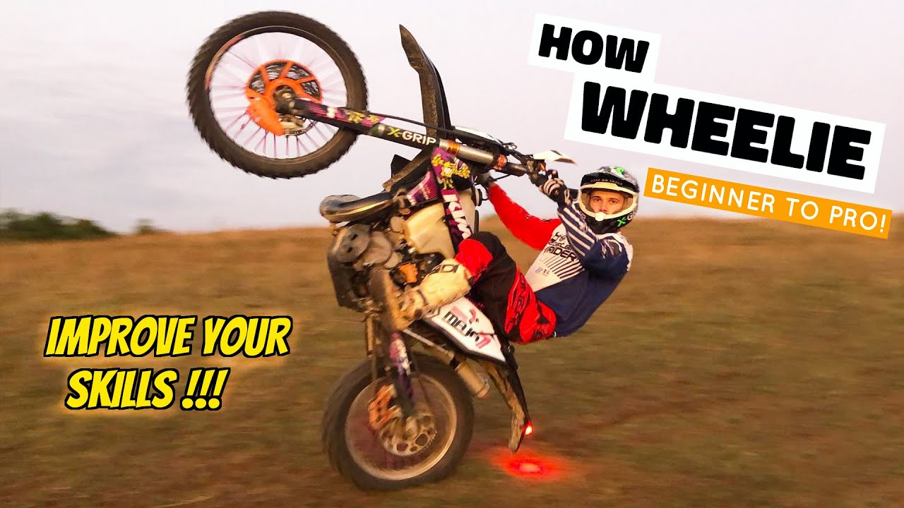 TOP 8 Tips to Improve Dirt Bike Wheelie Skills BEGINNER To PRO