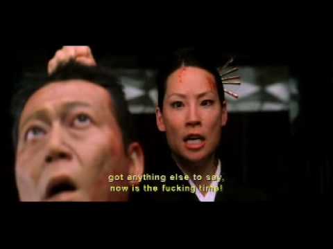 Lucy Liu (O-Ren-Ishi) severs a head in Kill Bill v...