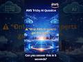 AWS AI Interview Question 😳🔥 Can You Solve This? #aws#ai