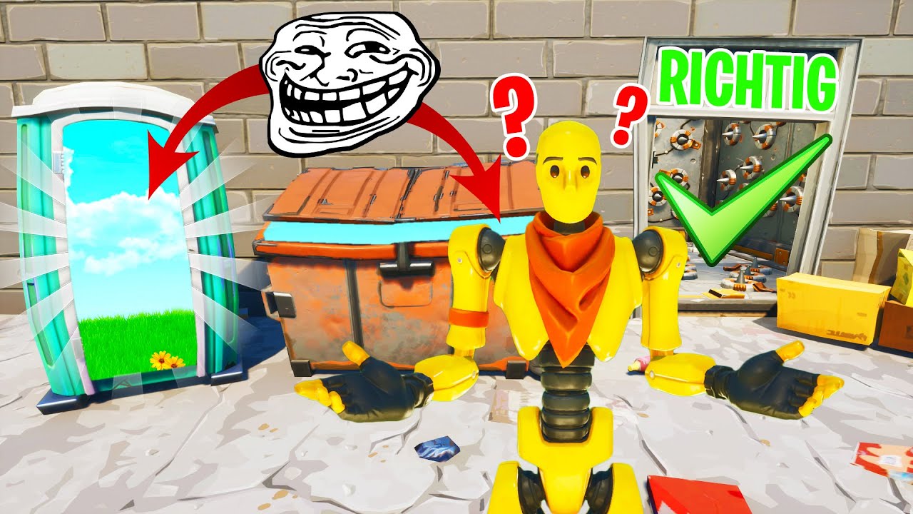 Der will MICH VERARSCHEN! 🤬 im Fortnite TROLL DEATHRUN mit @Embekay_