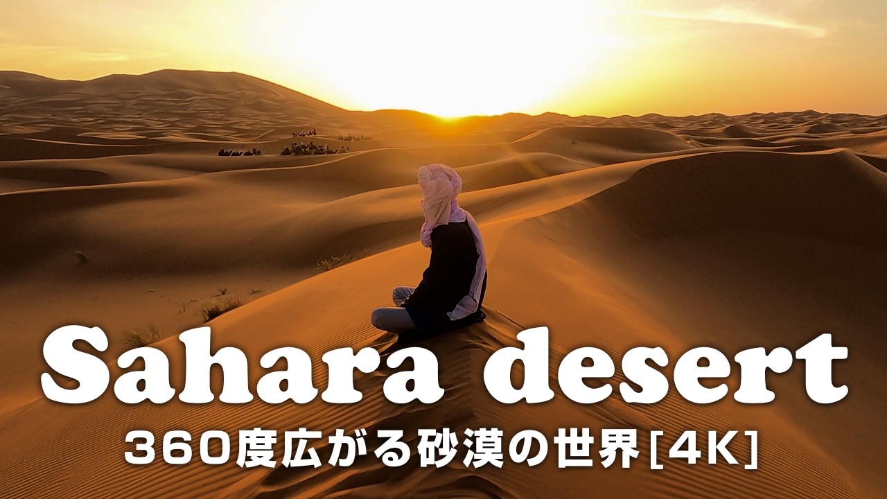 【モロッコ】絶景･格安サハラ砂漠ツアーの全貌を4Kで🐪