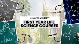 my thoughts on first year courses (life sciences gateway program/ mcmaster) | tanya
